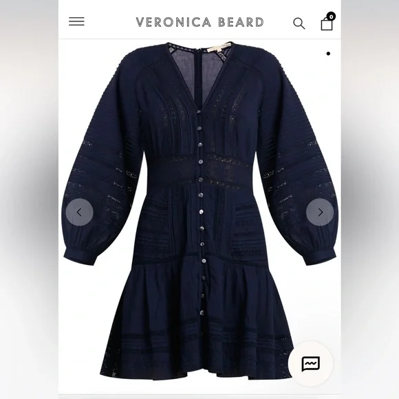 Veronica Beard eyelet Addilyn dress NWT - Picture 3 of 13